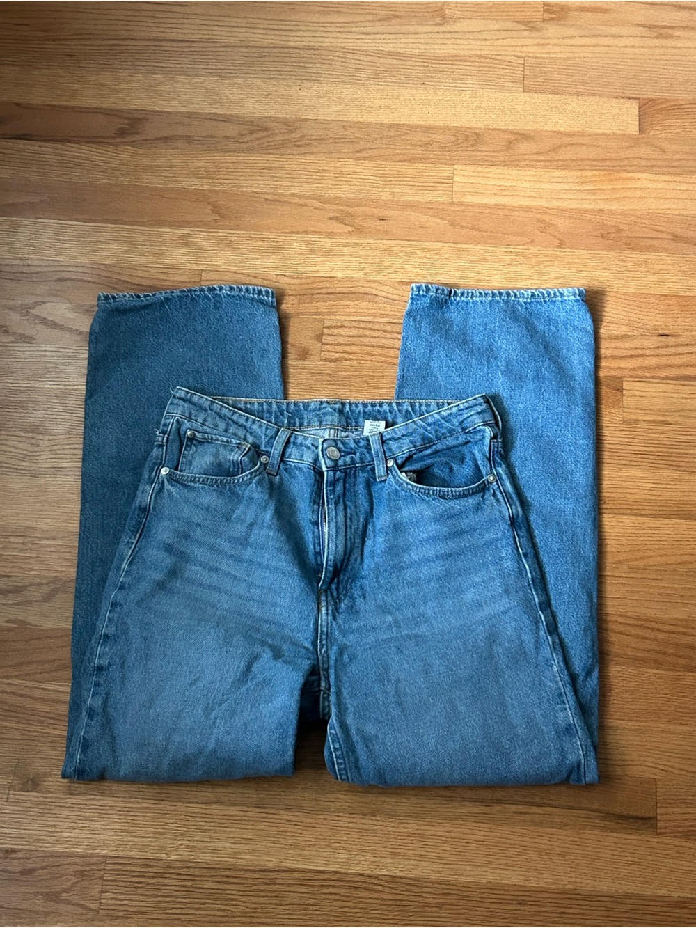 Men's Straight-Leg Denim Jeans in Blue